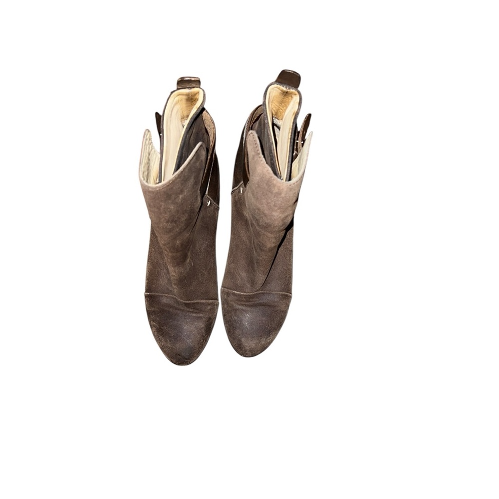 Rag & Bone Brown Leather Ankle Boots Size 7